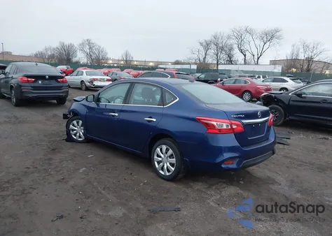 2017 Nissan Sentra Sv из США, поврежденный, VIN 3N1AB7AP3HY360595